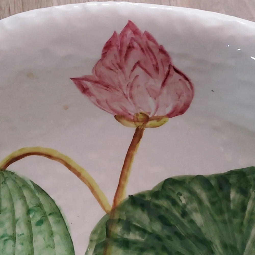 G. Venzo Lilly Pad Irregular Shape Bowl